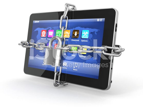 stock-photo-20013371-tablet-pc-security-chain-with-lock-on-computer-